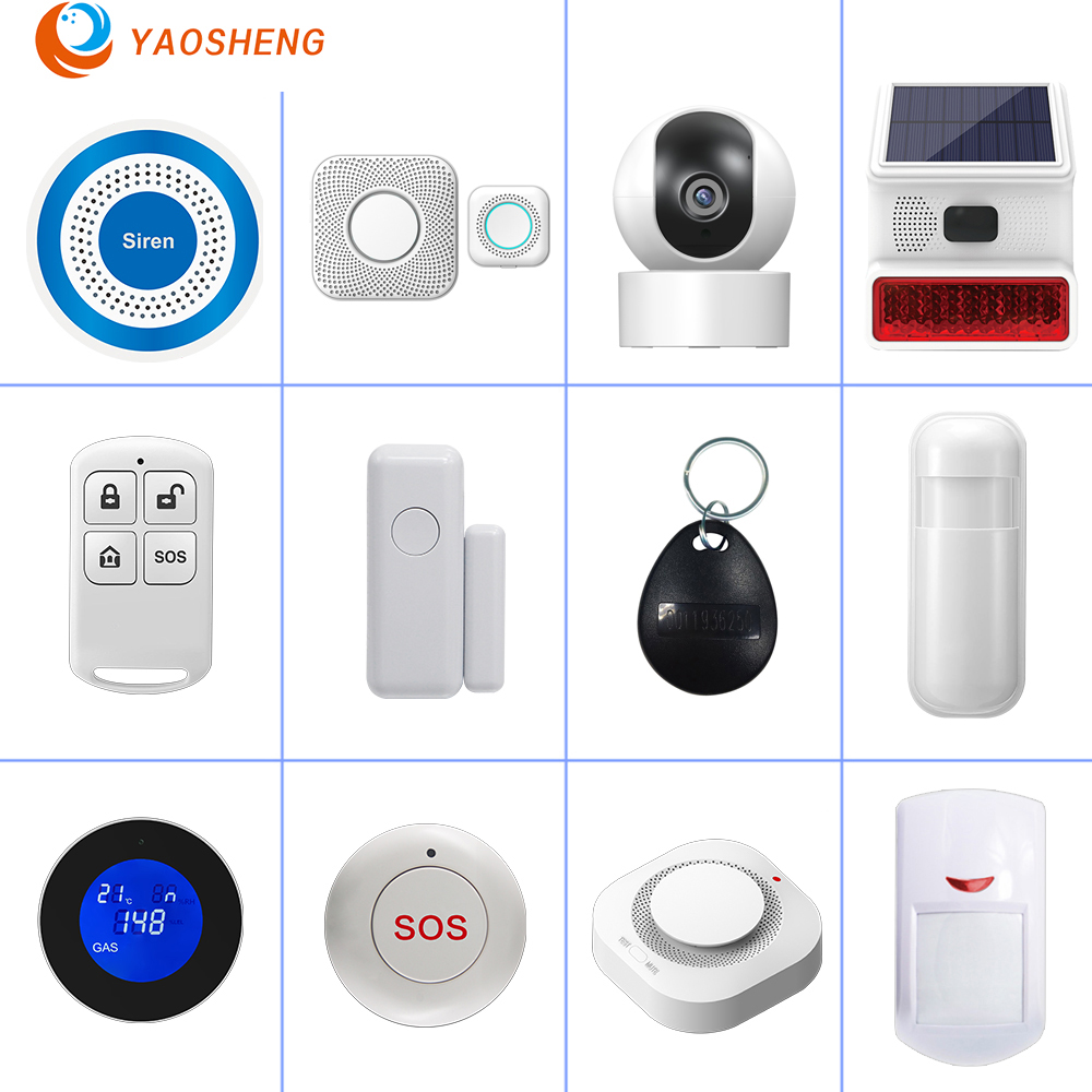 Home Security Yard Sign - Sistem Alarm keamanan pencuri rumah, nirkabel