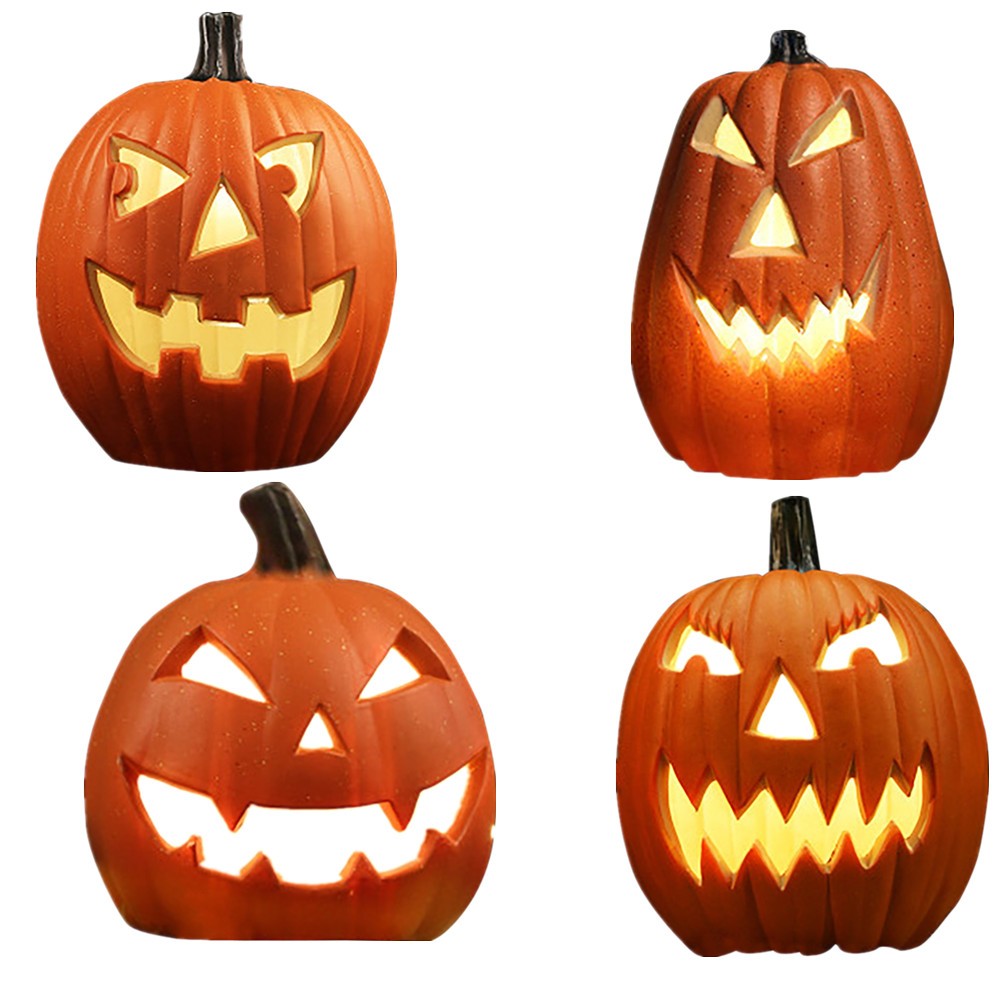 Home Security Yard Sign - Halloween Led Lentera Labu Dekorasi Labu