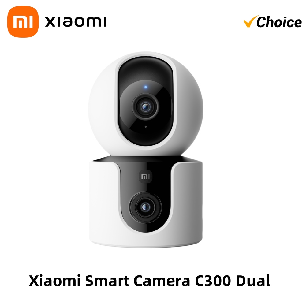 Home Security Camera Xiaomi Mi 360 - Kamera Cerdas Xiaomi C300 Lensa Ganda