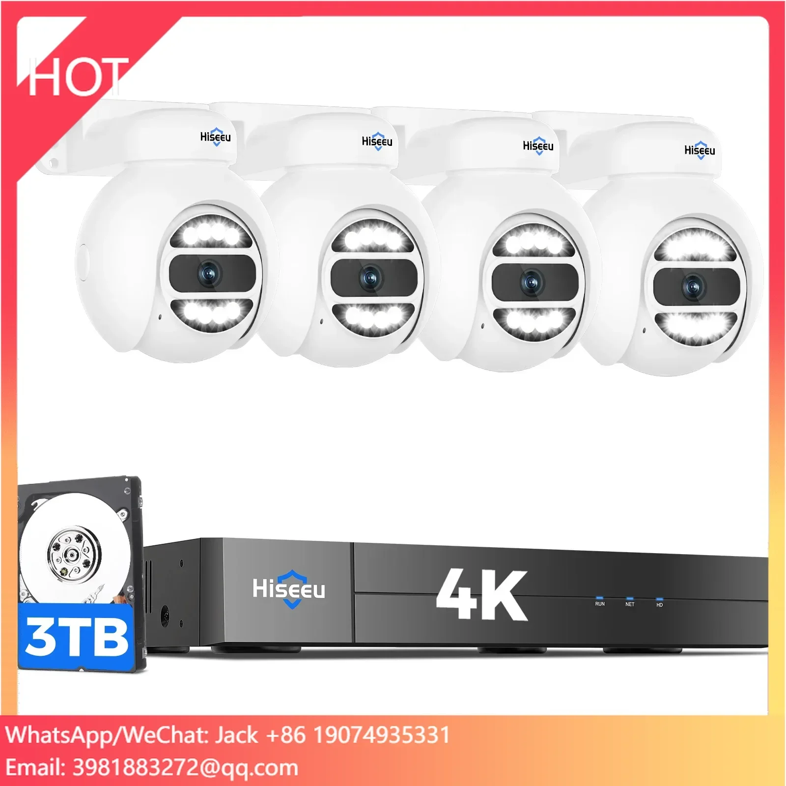 Home Security Kit With Camera - Sistem Kamera CCTV Keamanan Rumah IP
