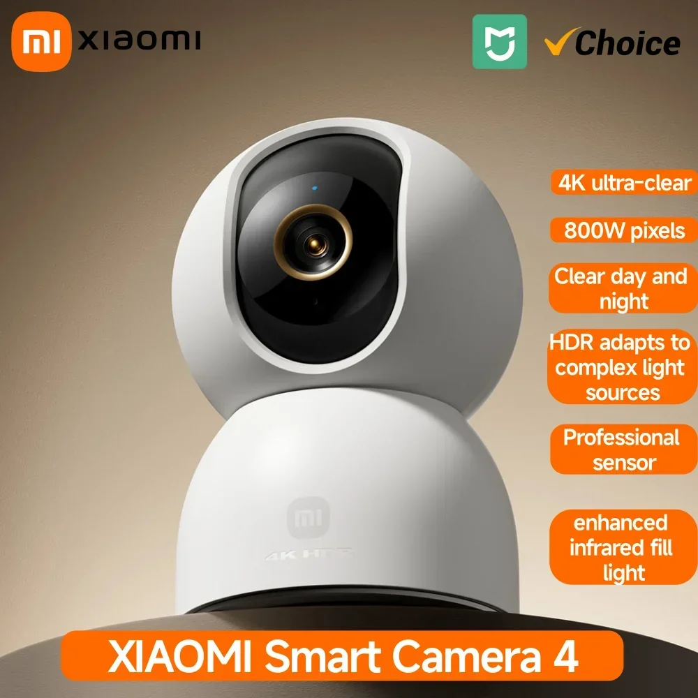 Home Security Camera Xiaomi Mi 360 - Kamera Pintar XiaomiI 4 Dual-Band Wi-Fi