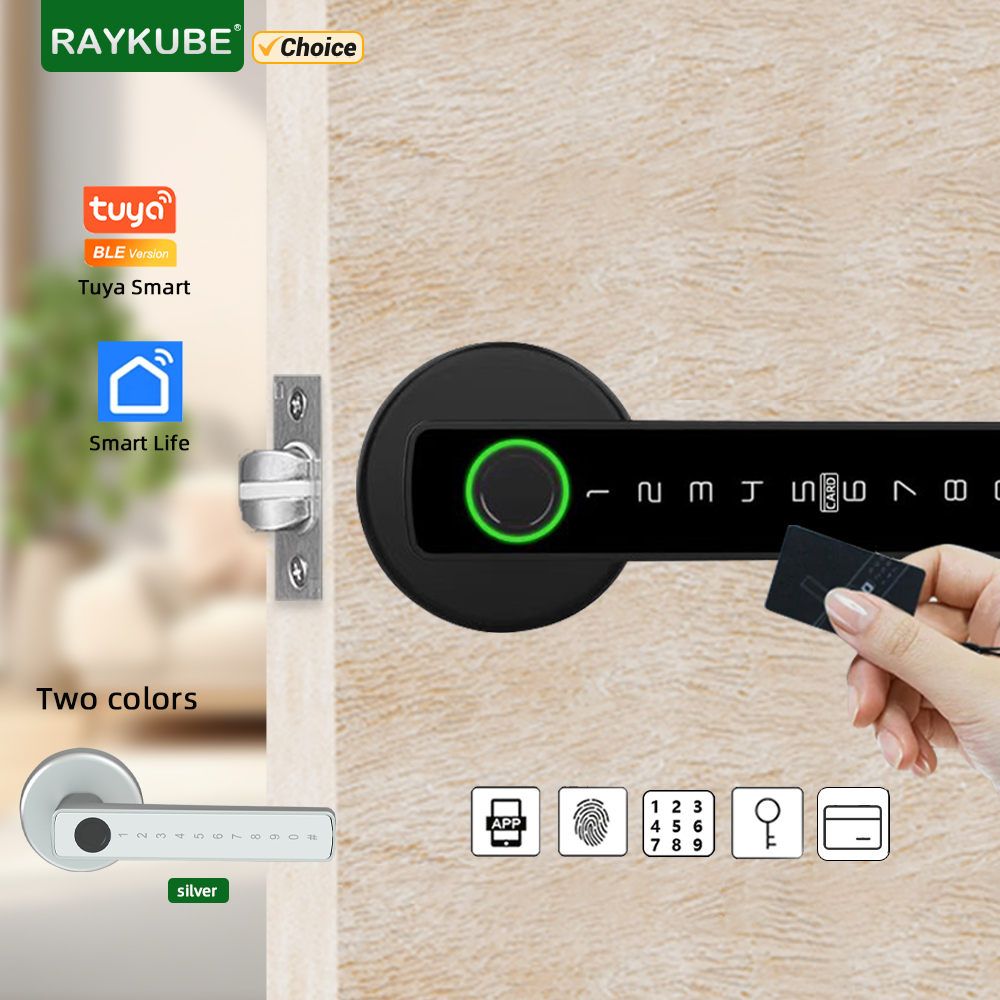 Home Security Keypad - RAYKUBE M5 Tuya BLE Kunci Pintu
