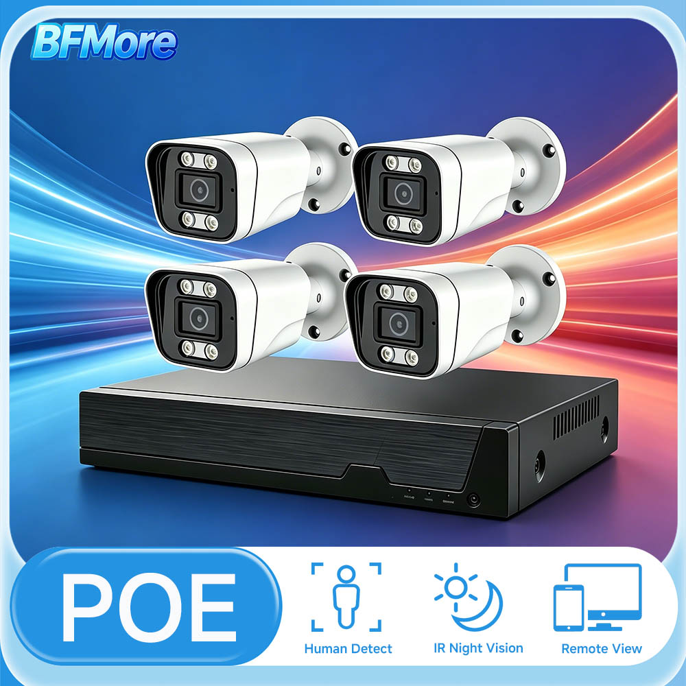Home Security Video Recording Systems - BFMore 8MP 4K Ai Sistem Keamanan