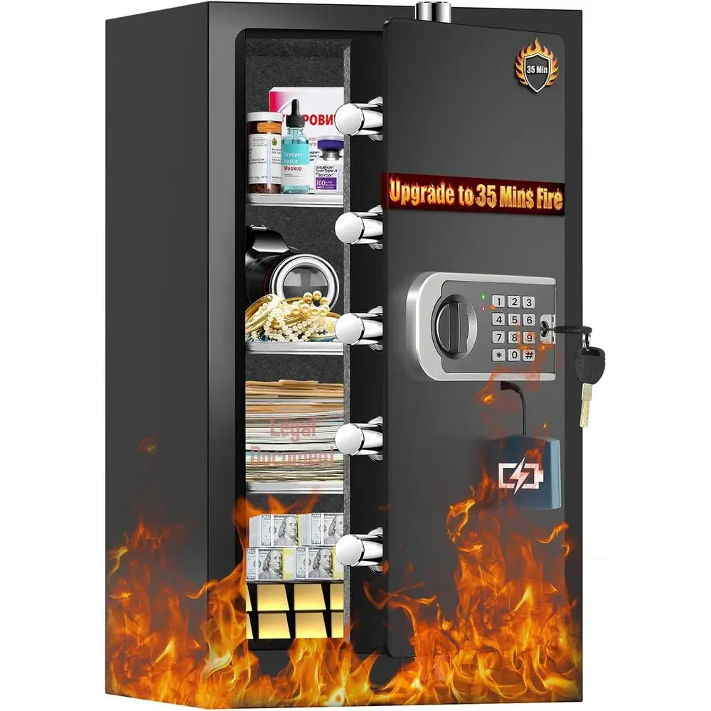 Home Security Keypad - Brankas Rumah Tahan Api 35 Menit