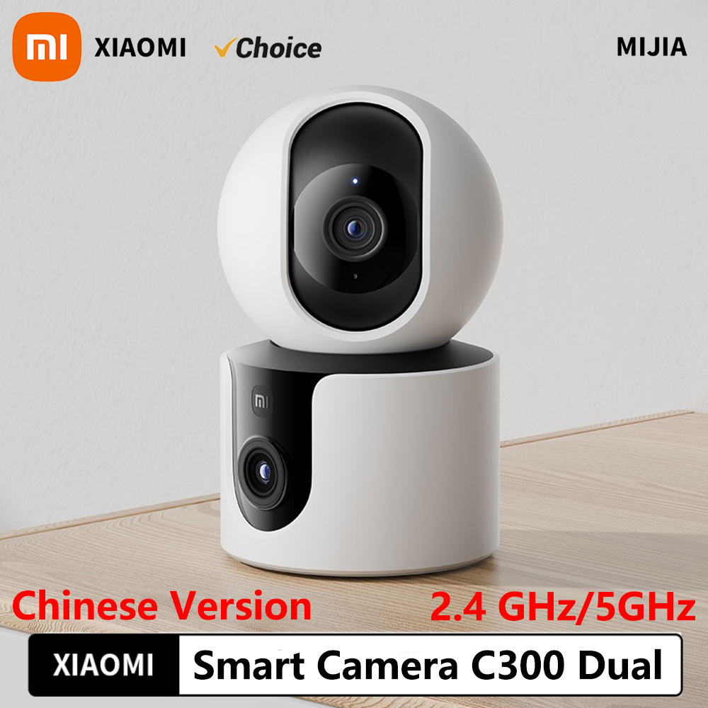 Home Security Camera Xiaomi Mi 360 - Kamera Pintar Xiaomi C300 Lensa Ganda