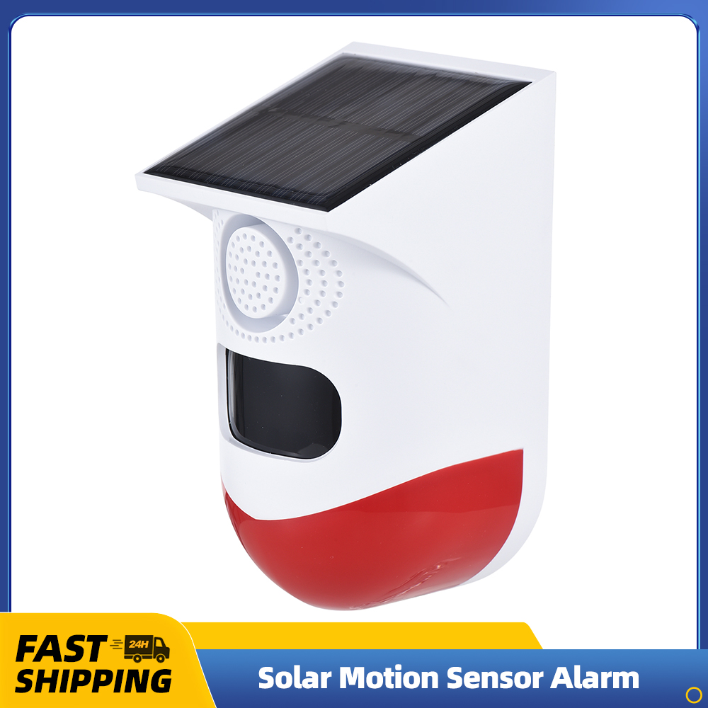 Home Security Yard Sign - Solar Alarm Sensor gerak luar ruangan