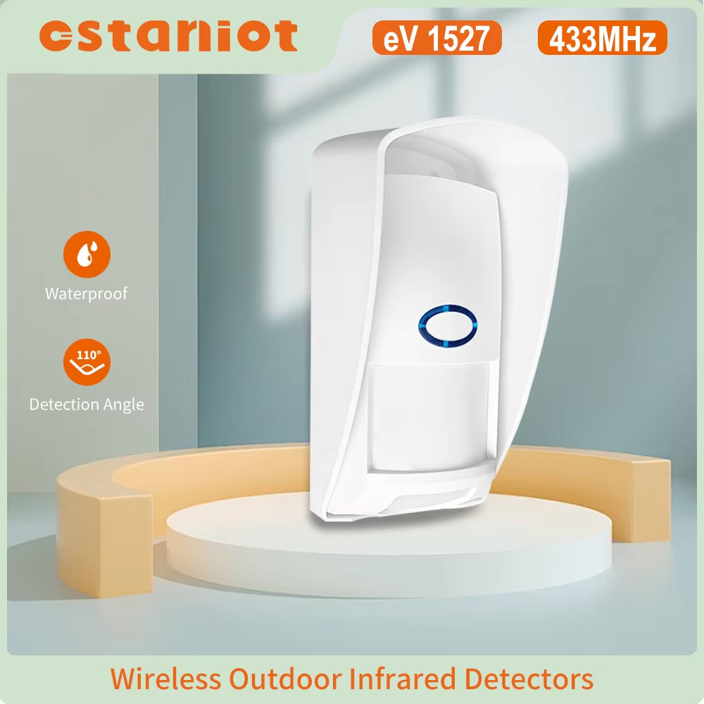 Home Security Yard Sign - Staniot detektor gerak PIR Mini 433Mhz,