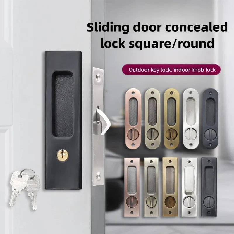 Home Security Doors - Kunci Pengait Pintu Geser Hitam Tugas