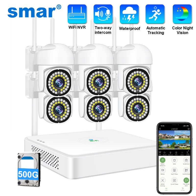 Home Security Bell - Sistem Kamera Keamanan CCTV Nirkabel Smar