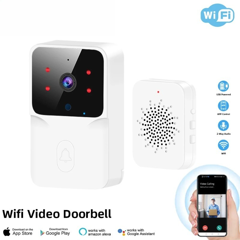 Home Security Kamera - Bel Pintu Wifi Rumah Pintar Kamera