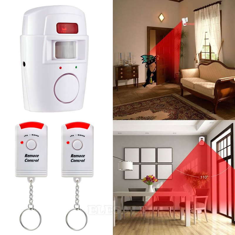 Nirkabel PIR Sensor Gerak Dete - Home Security Yard Sign ulasan dan harga