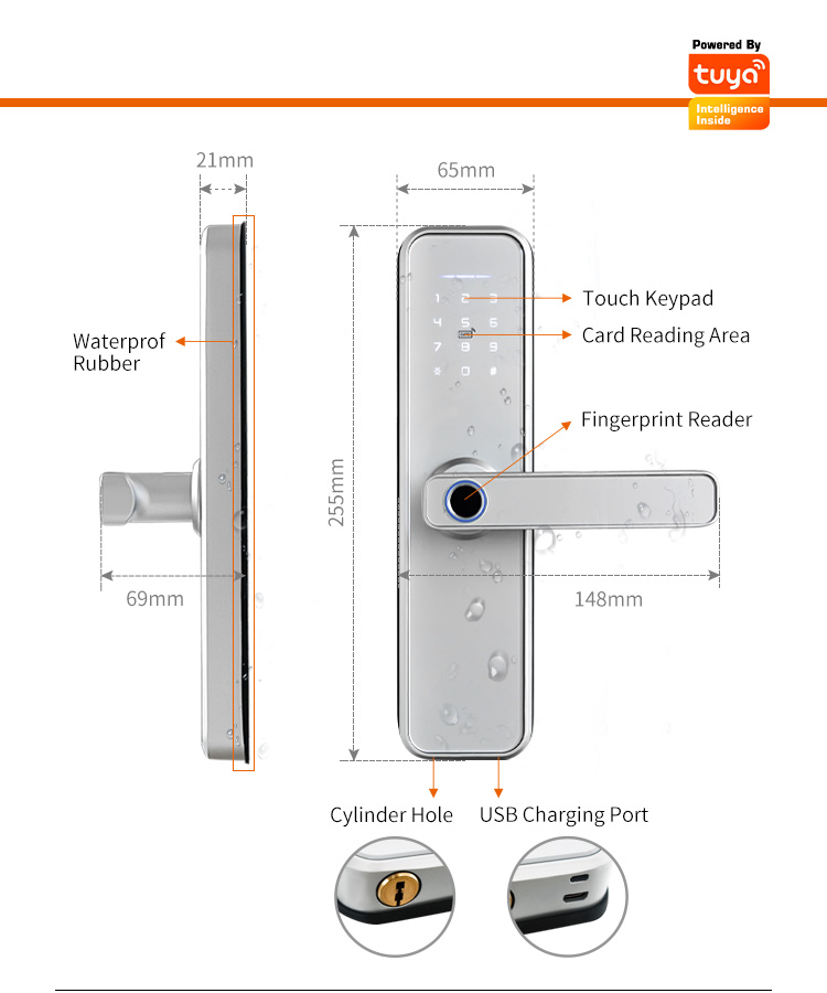 Kunci Pintu Elektronik Pintar  - Home Security Keypad ulasan dan harga