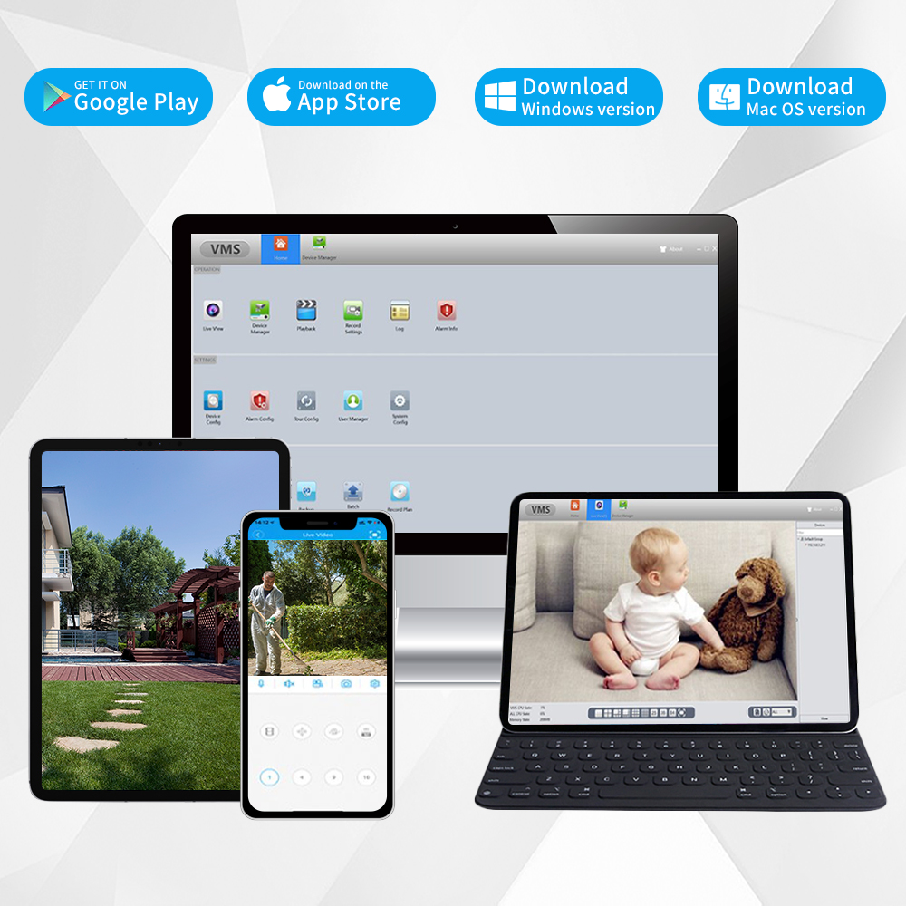 Kit Sistem Kamera Keamanan 4K  - Home Security Video Recording Systems ulasan dan harga