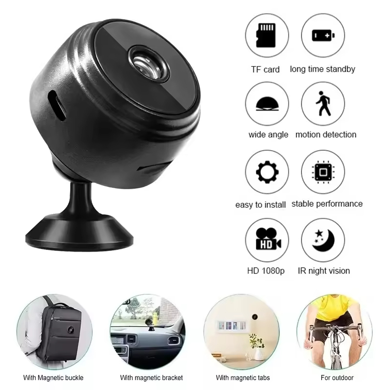 Kamera Keamanan A9 Mini WiFi H - Home Security Bell ulasan dan harga