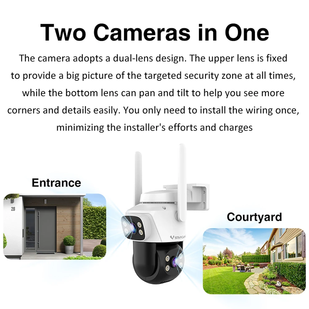 Vstarcam Kamera PTZ Wifi Lensa - Home Security Kamera ulasan dan harga