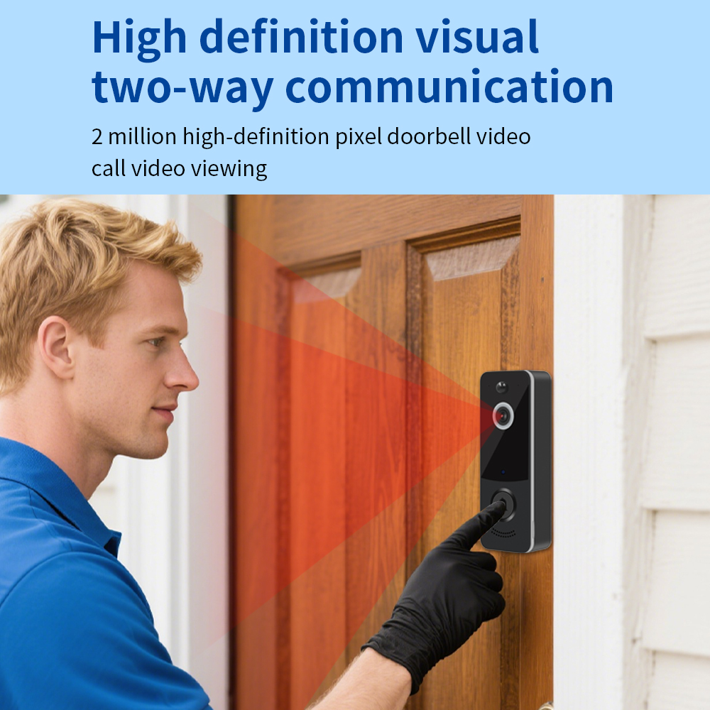 Bel Pintu Video WIFI 1080P Apl - Home Security Bell ulasan dan harga