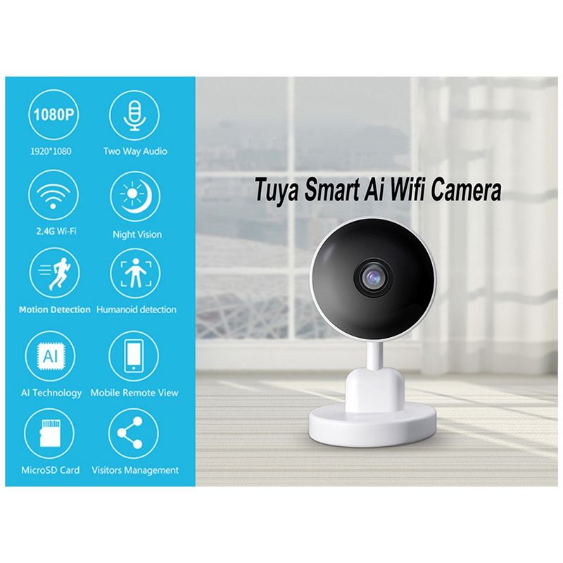Kamera Wifi Tuya Esensial untu - Home Security Indoor Cameras ulasan dan harga