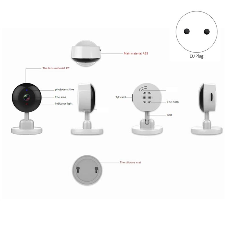 Kamera Wifi Tuya Esensial untu - Home Security Indoor Cameras ulasan dan harga