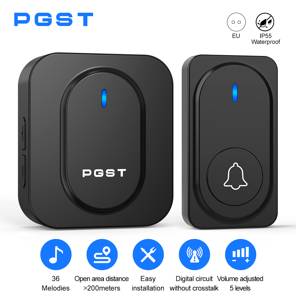 Bel Pintu Nirkabel PGST 36 Nad - Home Security Bell ulasan dan harga
