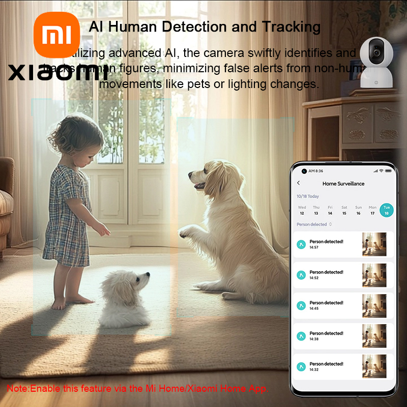 Kamera Wifi Cerdas Keamanan Ru - Home Security Camera Xiaomi Mi 360 ulasan dan harga