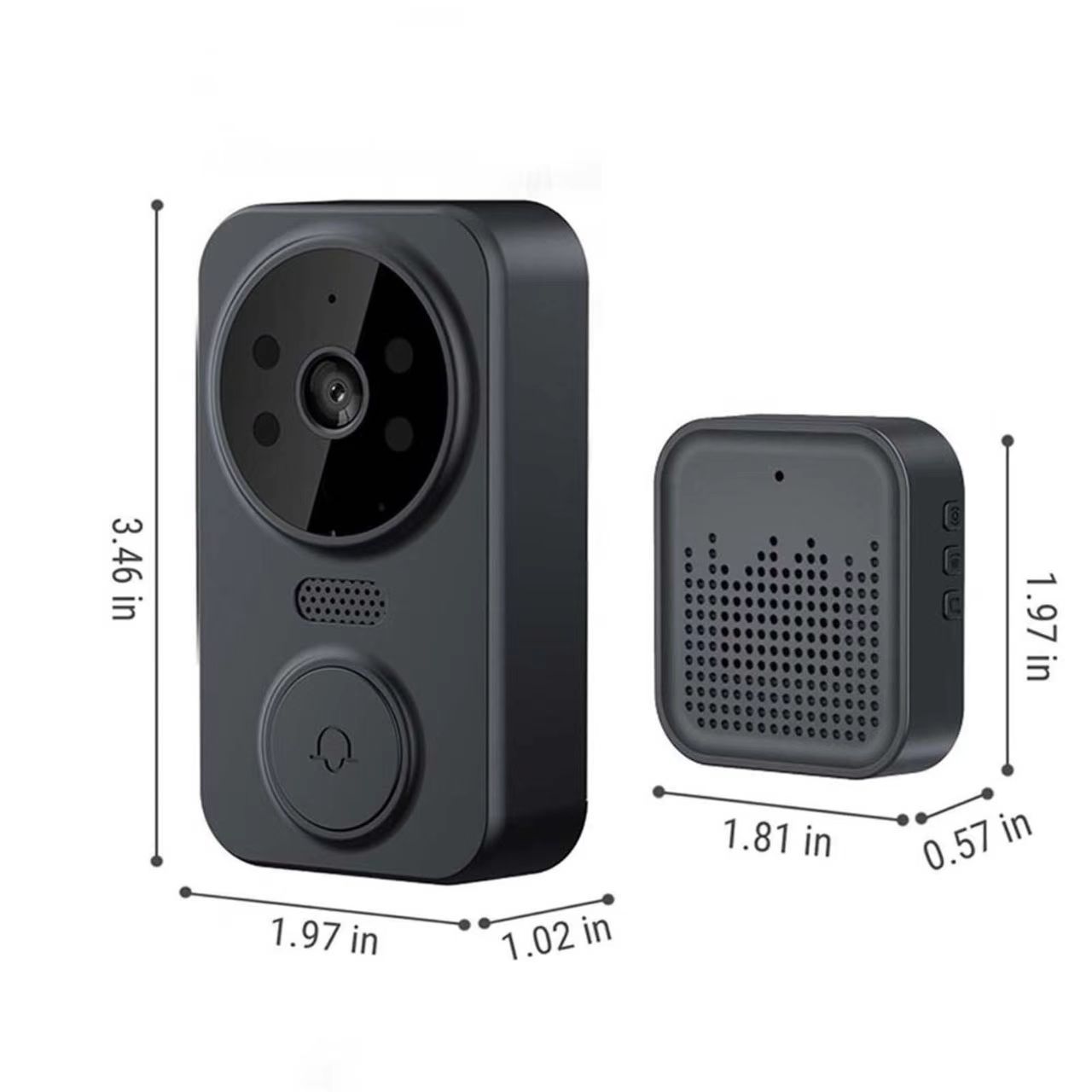 Bel Pintu WIFI Tuya Smart Home - Home Security Bell ulasan dan harga