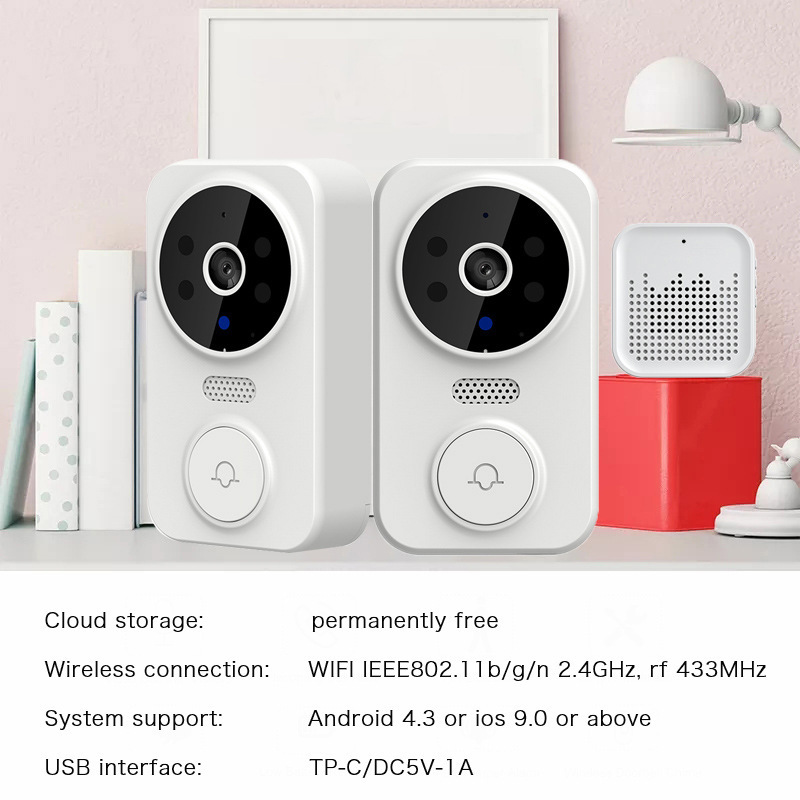 Bel Pintu WIFI Tuya Smart Home - Home Security Bell ulasan dan harga