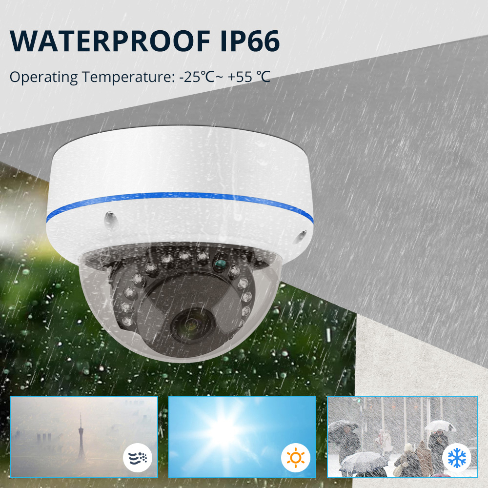 Sistem Kamera Keamanan Dome PO - Home Security Video Recording Systems ulasan dan harga