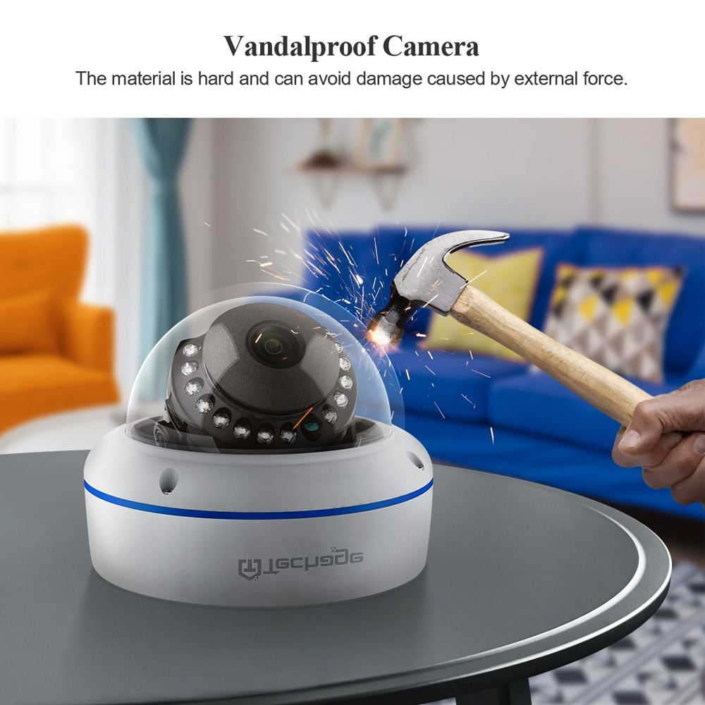 Sistem Kamera Keamanan Dome PO - Home Security Video Recording Systems ulasan dan harga