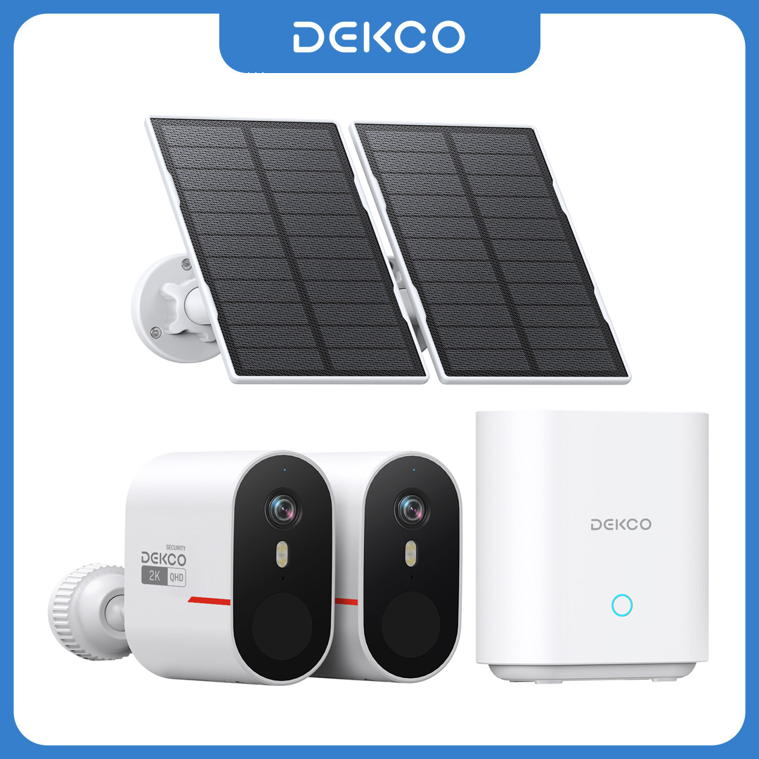 Dekco 3MP WiFi Solar Camera Sy - Home Security Kit With Camera ulasan dan harga
