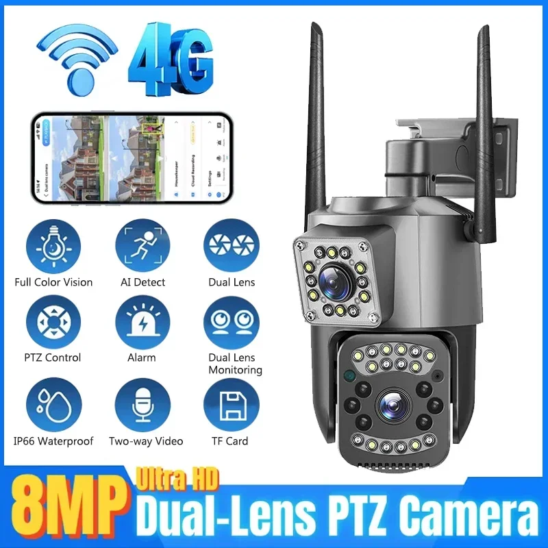 Kamera WIFI IP 8MP, alat pengi - Home Security Kamera ulasan dan harga