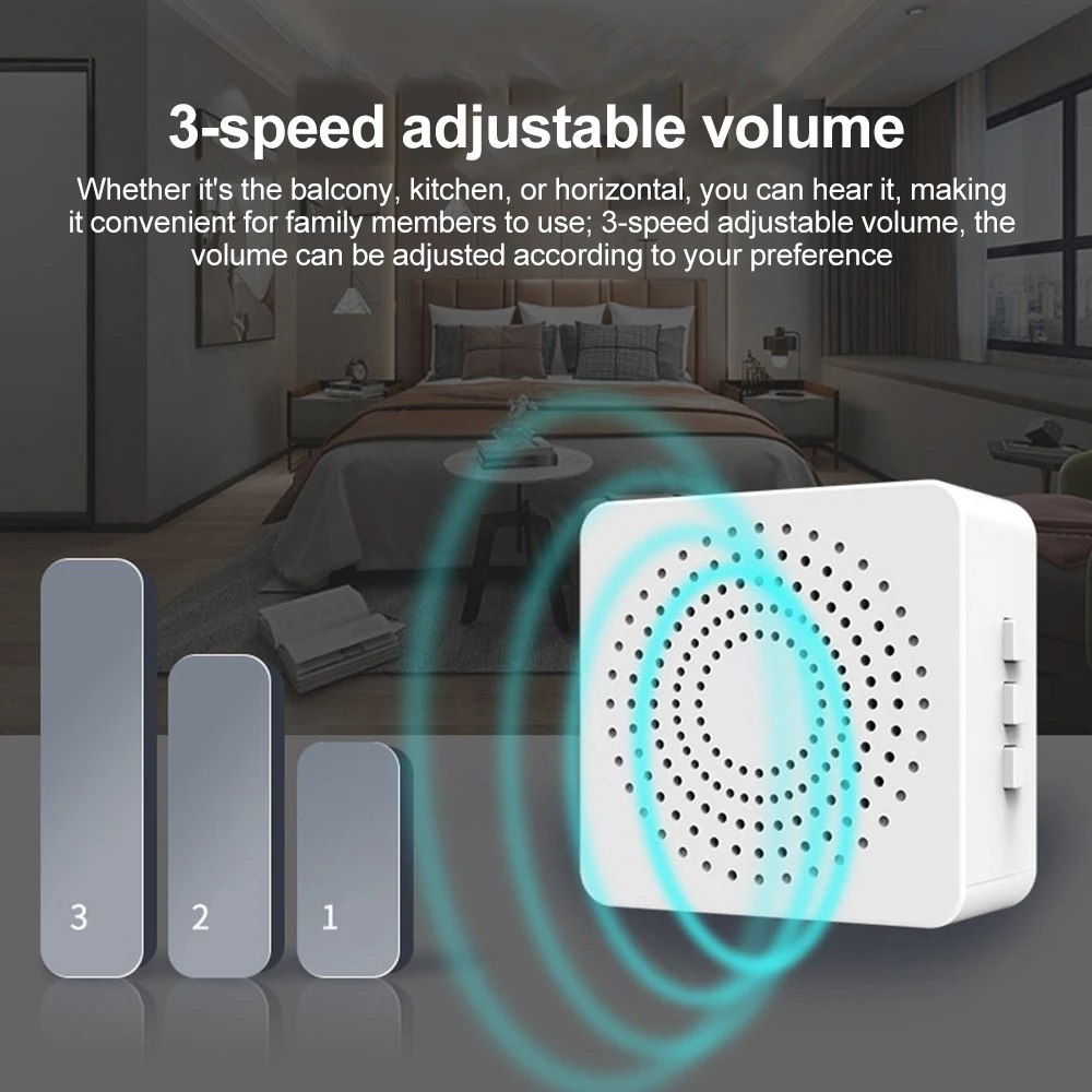 Bel Pintu Nirkabel USB Bel Pin - Home Security Bell ulasan dan harga