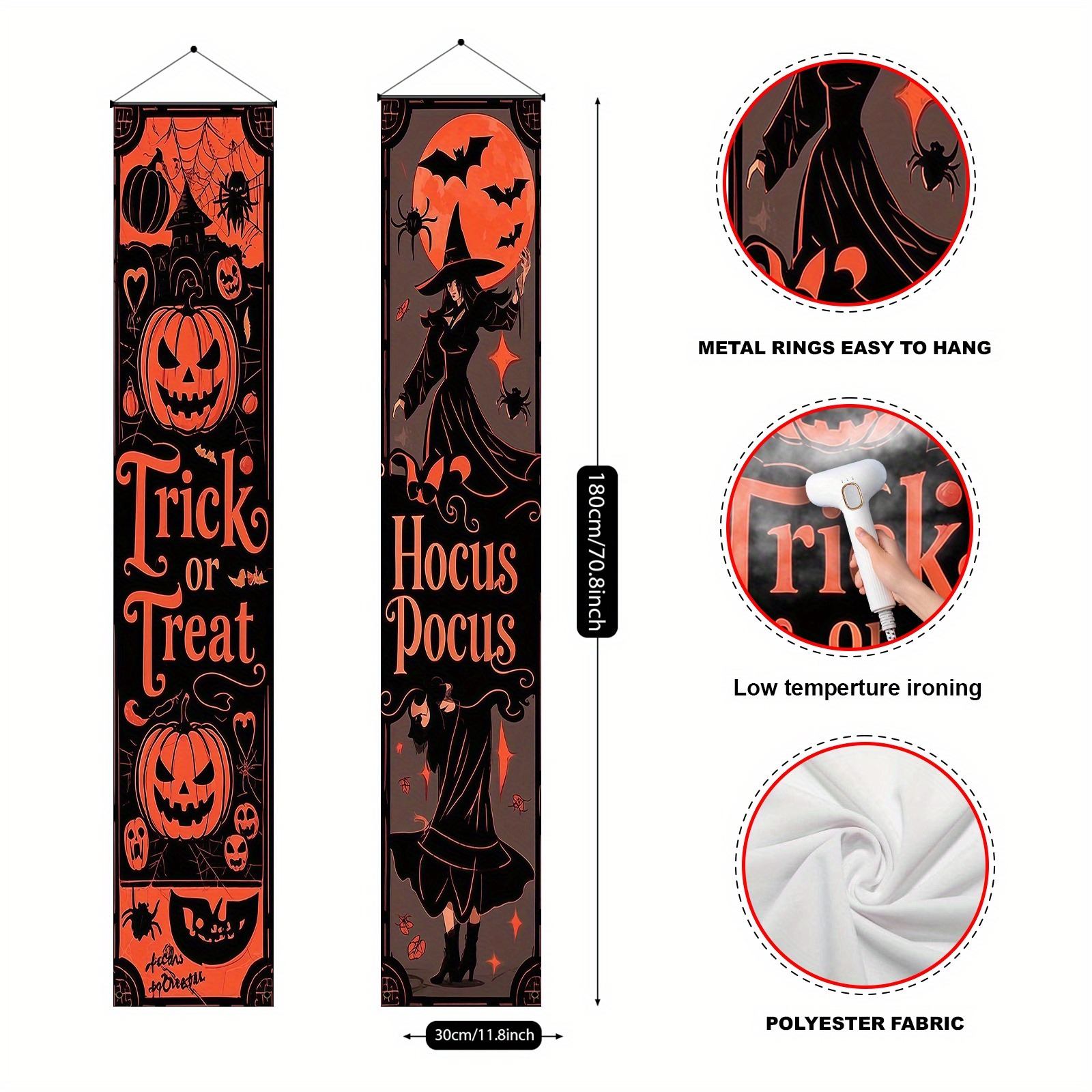 Spanduk Pintu Halloween Hocus  - Home Security Yard Sign ulasan dan harga