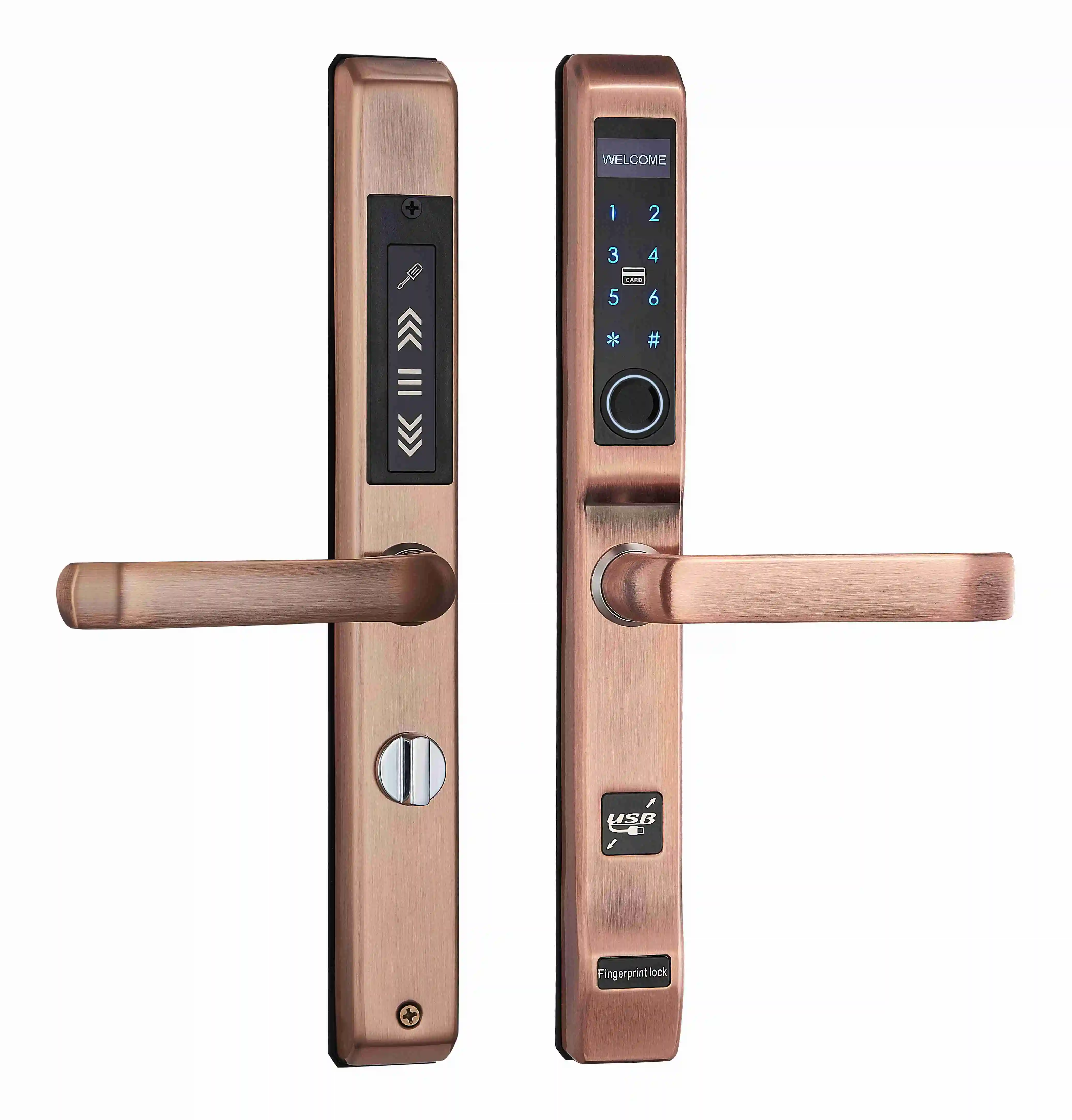 Kunci Pintu Pintar Sidik Jari  - Home Security Electric Fence ulasan dan harga