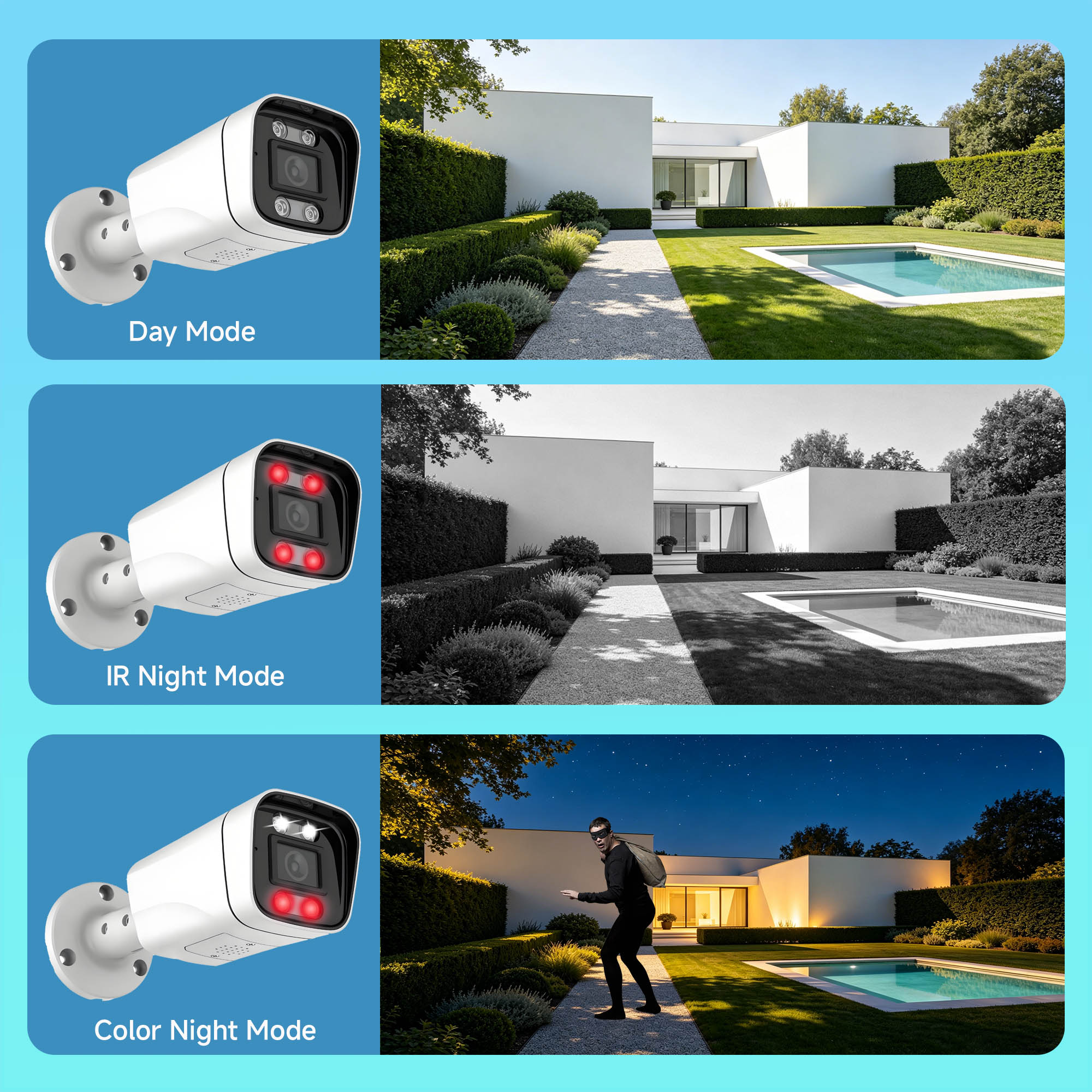 BFMore 8MP 4K Ai Sistem Keaman - Home Security Video Recording Systems ulasan dan harga