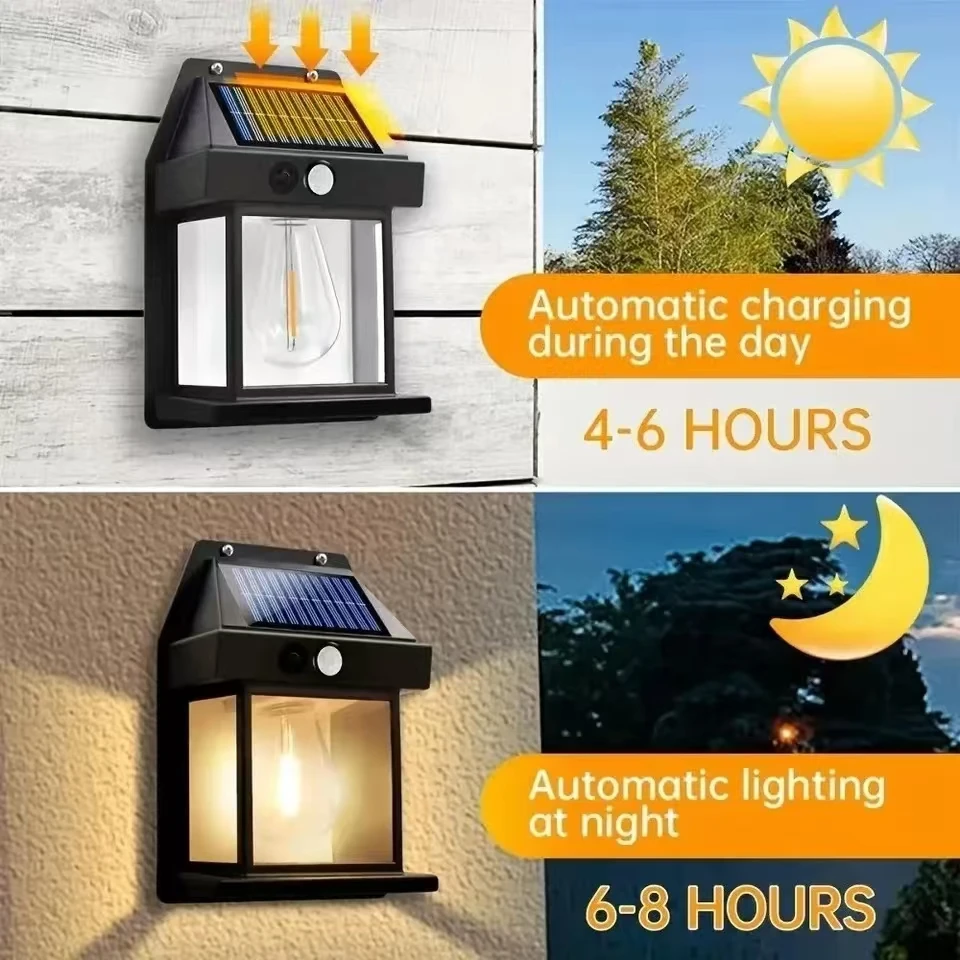Lampu Dinding Tenaga Surya Tun - Home Security Yard Sign ulasan dan harga