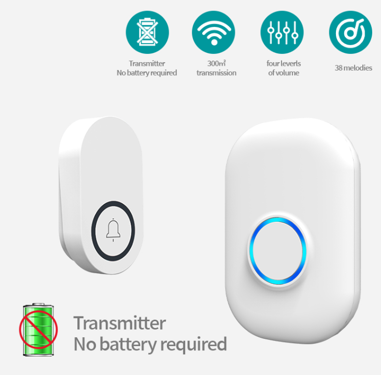 58 Nada Dering Alarm Nirkabel  - Home Security Bell ulasan dan harga
