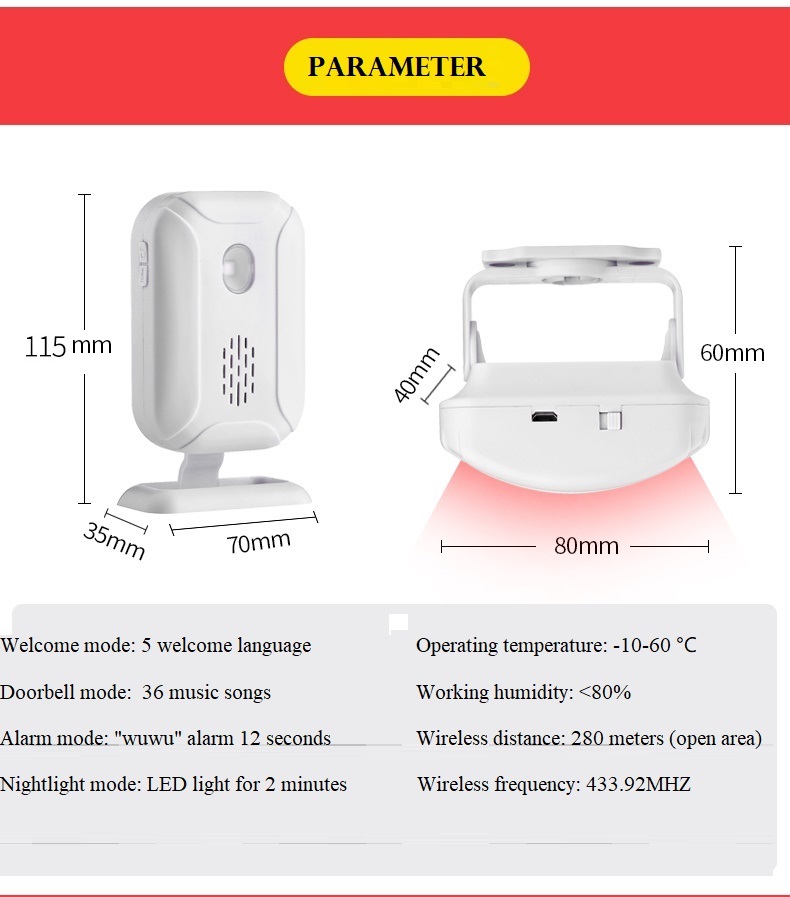 Darho Toko Toko Keamanan Rumah - Home Security Bell ulasan dan harga