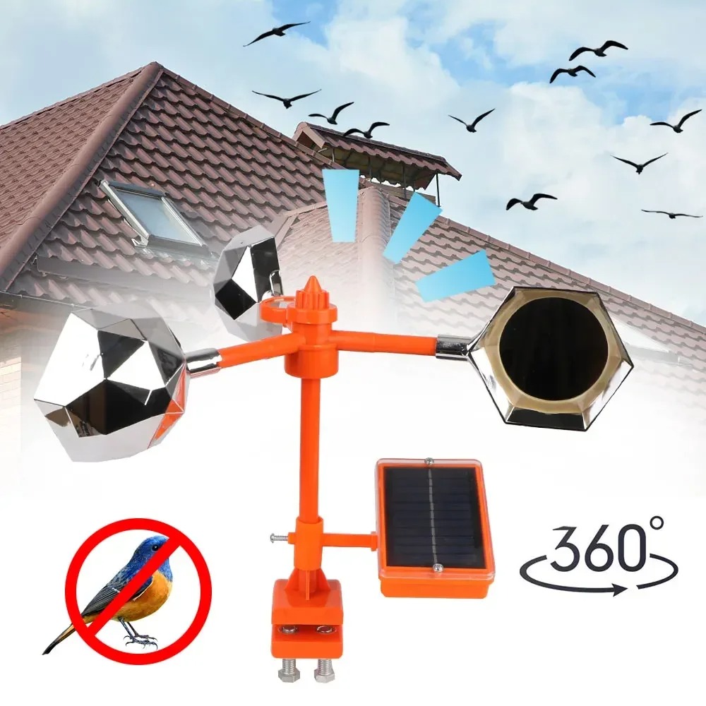 Tenaga Angin Surya 360 °   Pen - Home Security Yard Sign ulasan dan harga