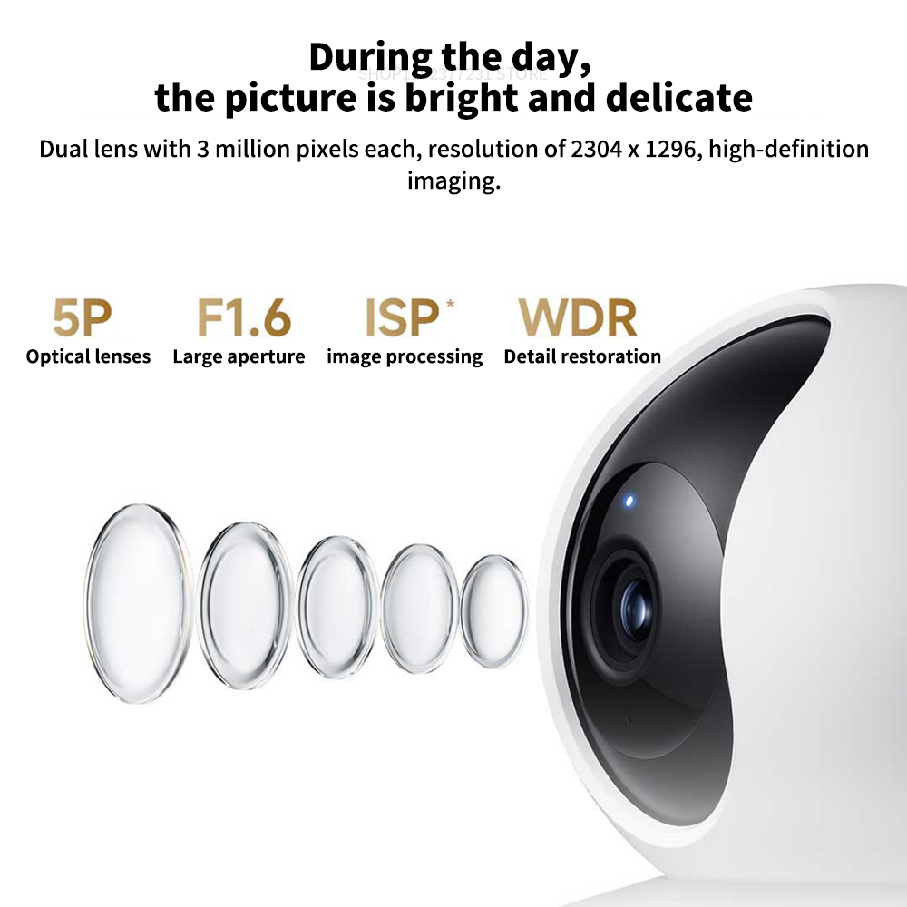 Kamera Pintar Xiaomi C300 Lens - Home Security Camera Xiaomi Mi 360 ulasan dan harga