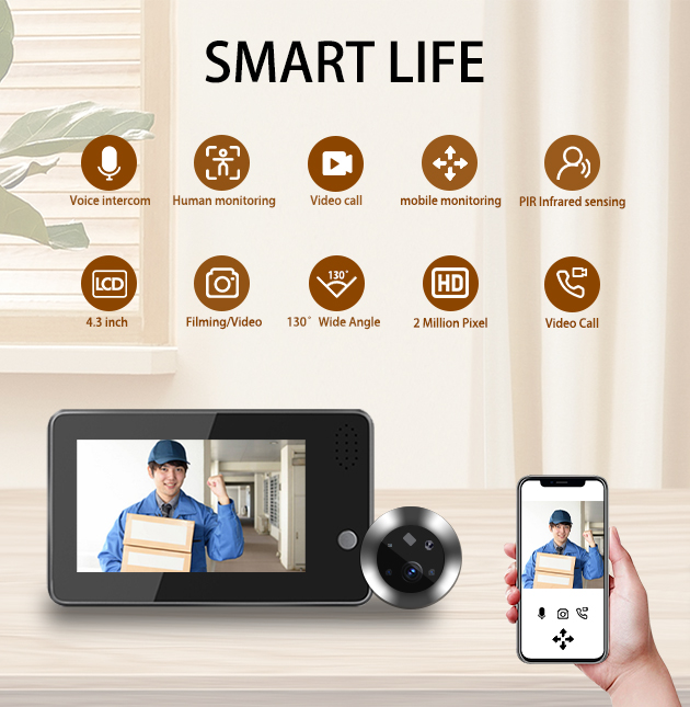 Bel Pintu WiFi Tuya Smartlife  - Home Security Indoor Cameras ulasan dan harga
