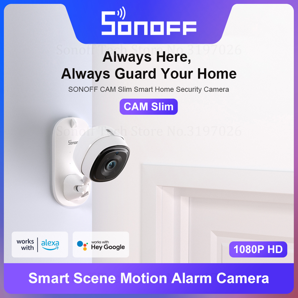 SONOFF kamera IOT Wi-Fi HD 108 - Home Security Kamera ulasan dan harga