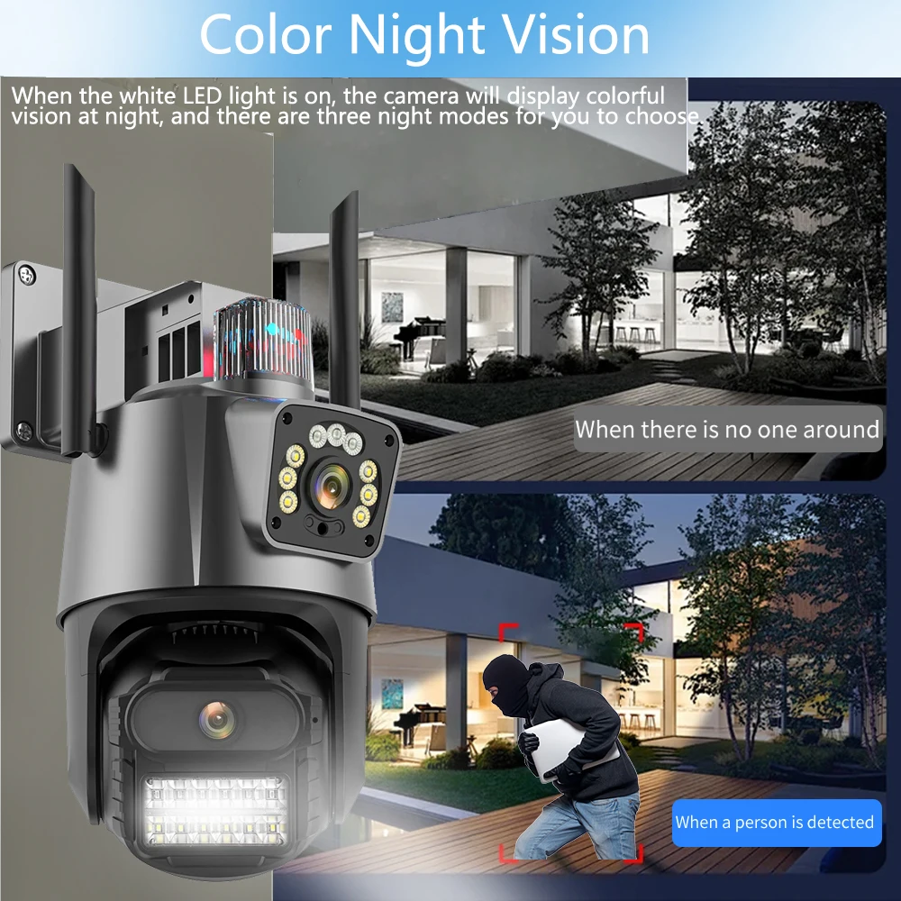 10CH POE NVR 8MP 4K PTZ Kit Si - Home Security Video Recording Systems ulasan dan harga
