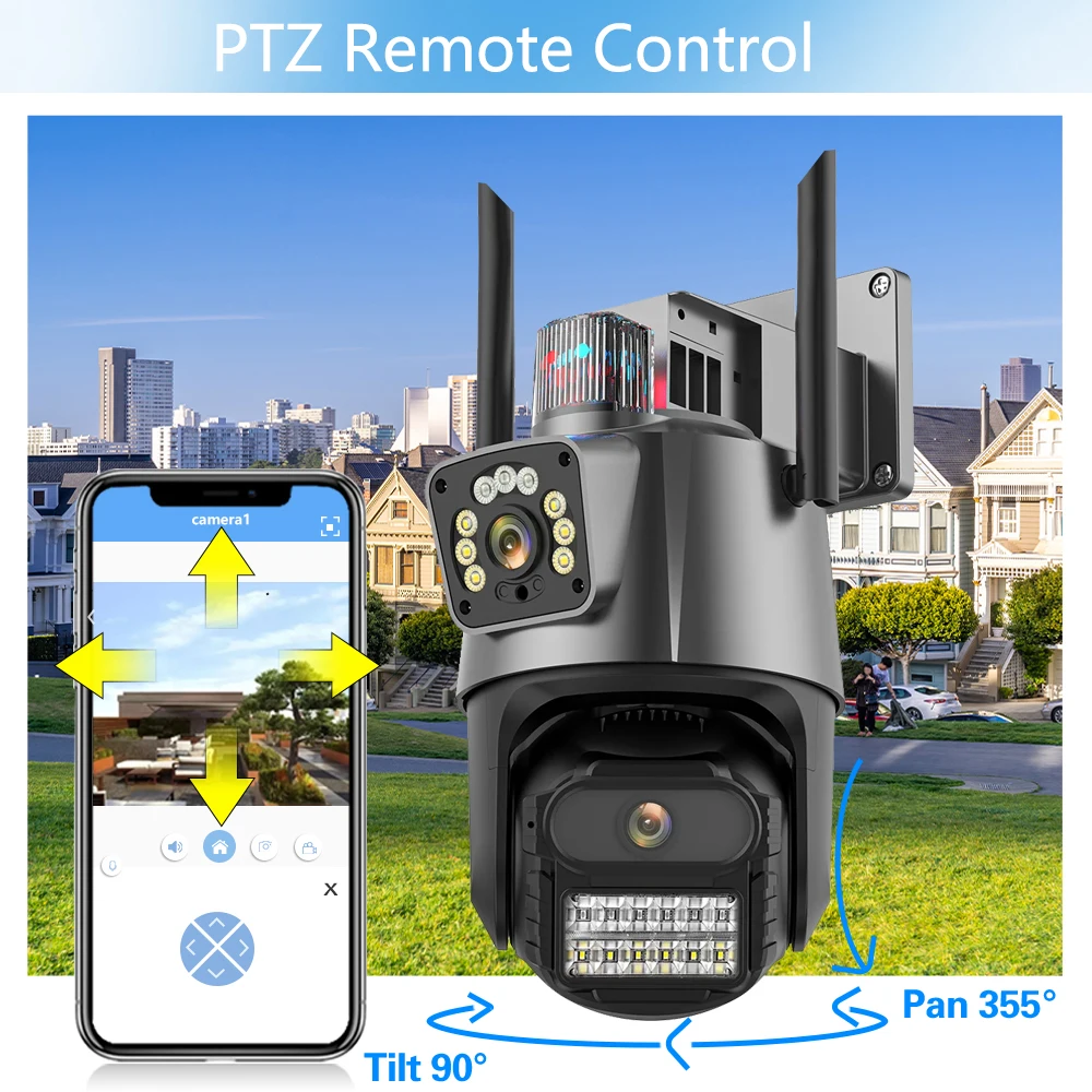 10CH POE NVR 8MP 4K PTZ Kit Si - Home Security Video Recording Systems ulasan dan harga