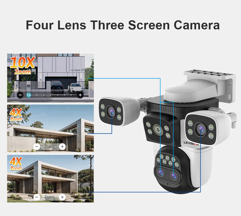 LS VISION Kamera Keamanan WiFi - Home Security Kamera ulasan dan harga