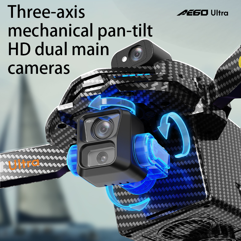 Drone Profesional AE60 GPS Kam - Home Security Cameras Outdoor ulasan dan harga