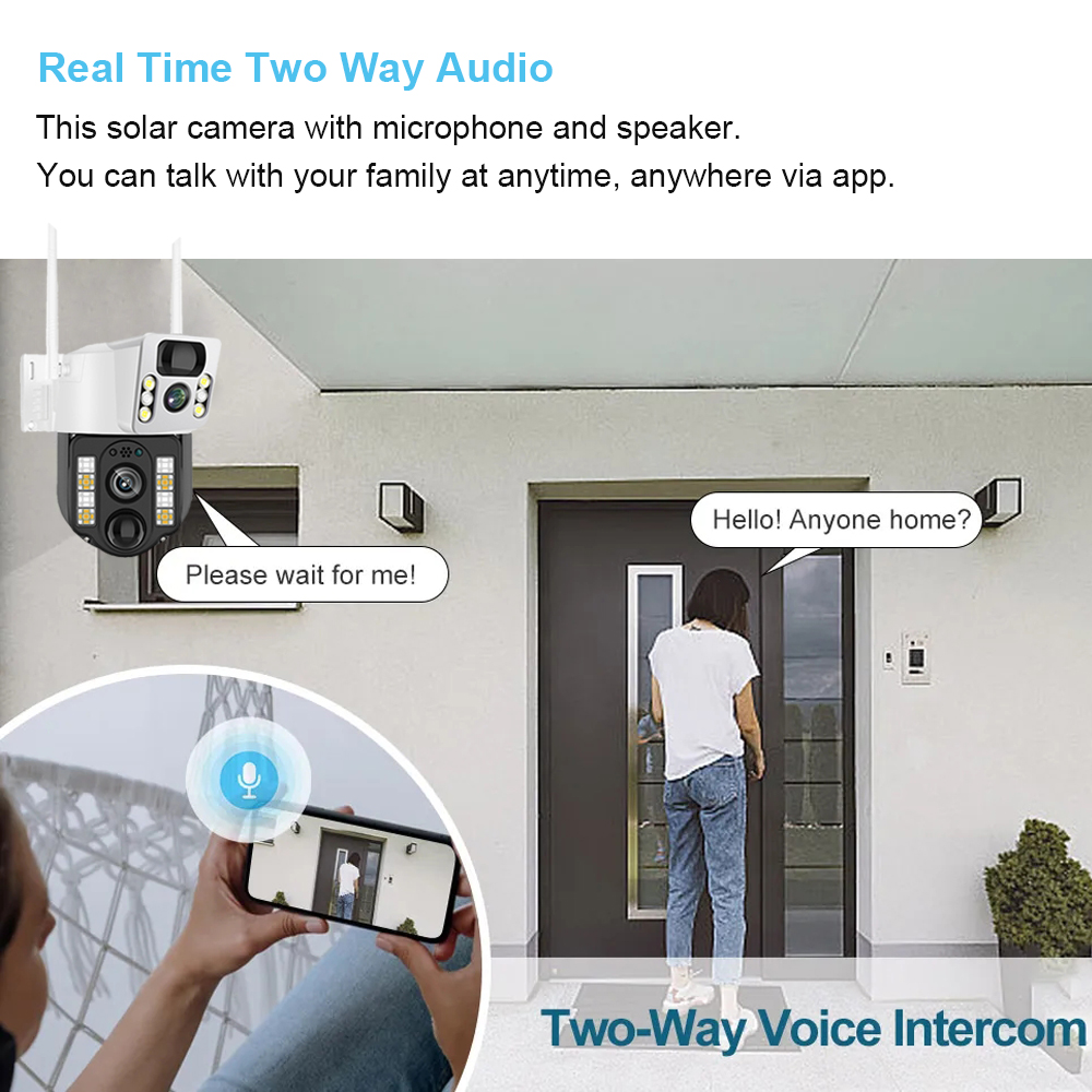 Kamera IP CCTV WiFi/4G, alat p - Home Security Indoor Cameras ulasan dan harga