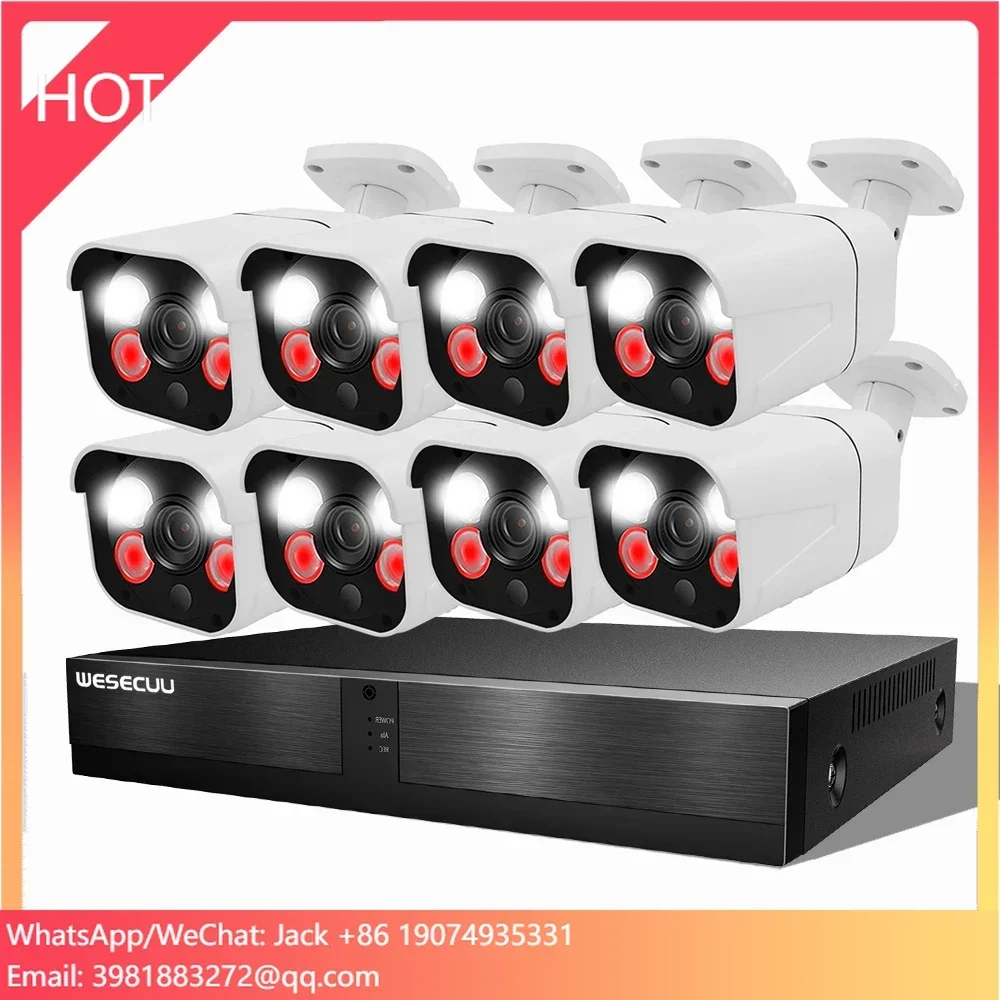 Produsen 5mp 4k 8mp 4 8 16 Cha - Home Security Kit With Camera ulasan dan harga