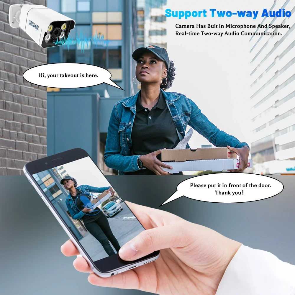 Produsen 5mp 4k 8mp 4 8 16 Cha - Home Security Kit With Camera ulasan dan harga
