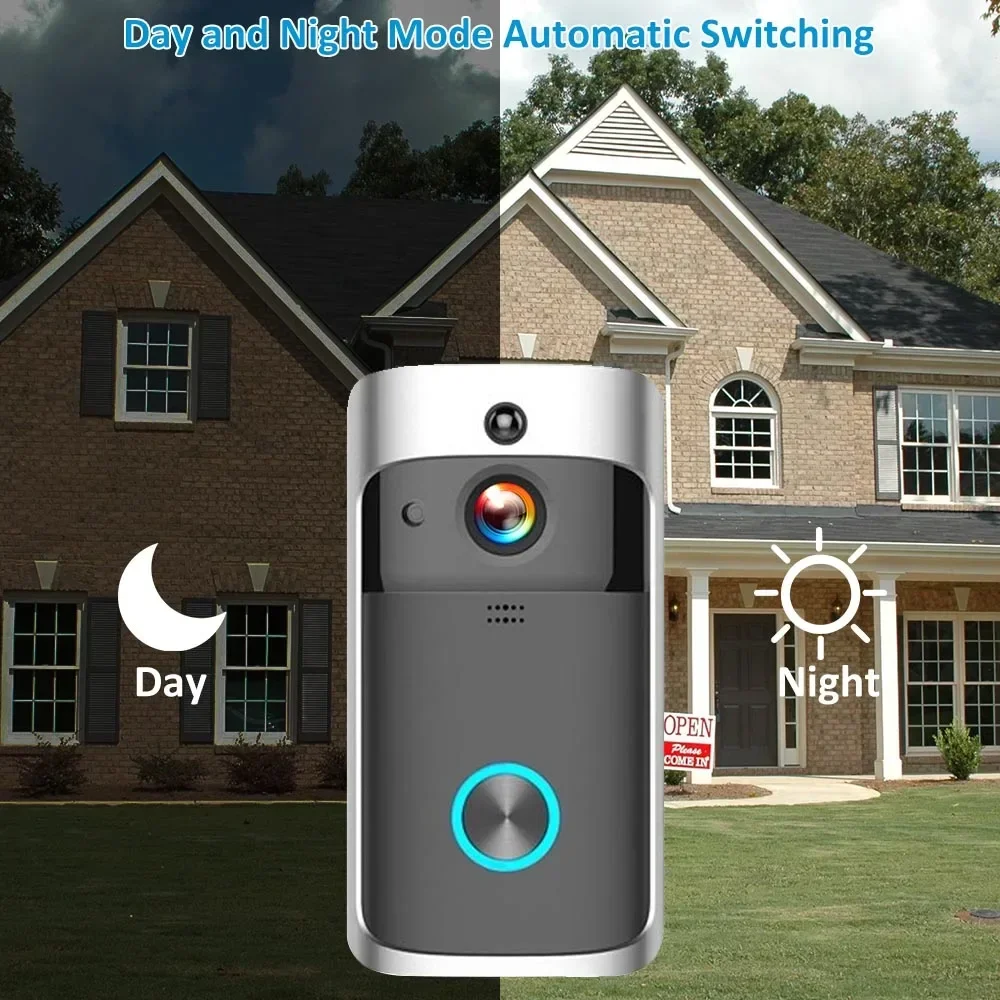 Bel Pintu WIFI Nirkabel Rumah  - Home Security Bell ulasan dan harga