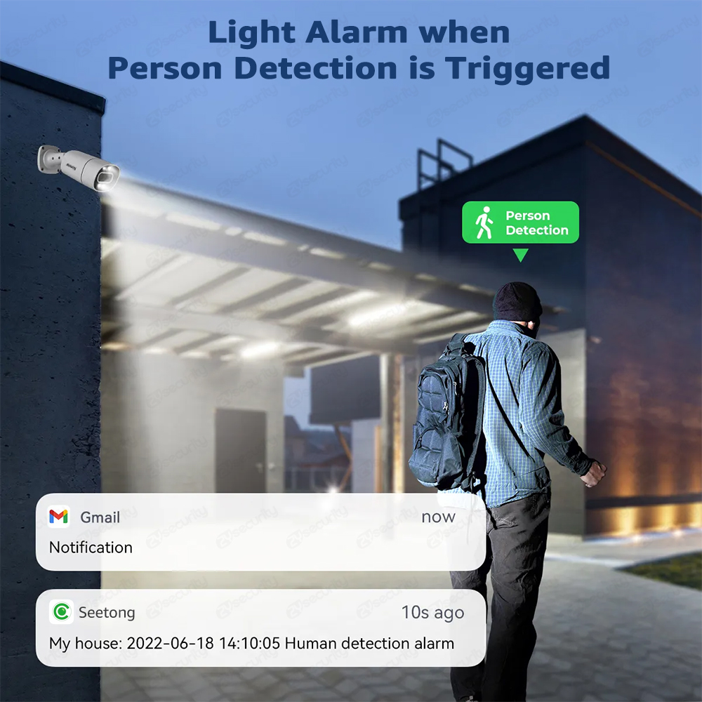 Sistem Kamera Keamanan PoE 4K  - Home Security Kit With Camera ulasan dan harga